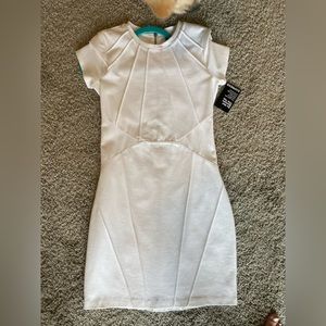 White mini dress